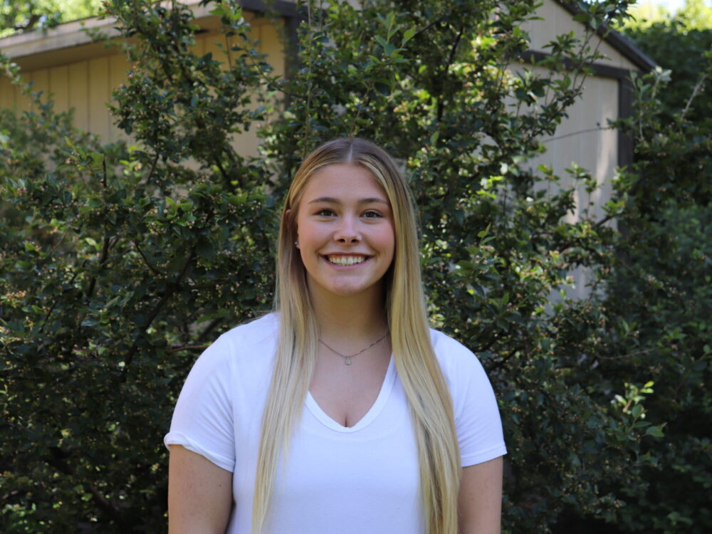 An outdoor portrait of Kaira Hammond